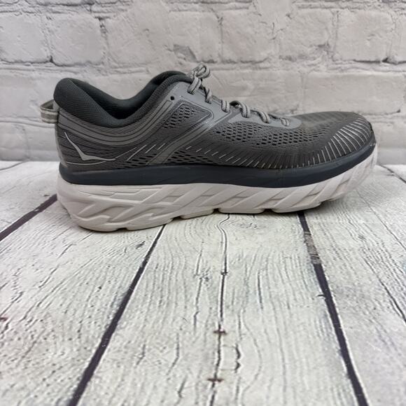 Mens Size 7 Hoka One One‎ Bondi 7 Wild Dove Grey Bondi 7 1110518WDDS - Picture 8 of 12